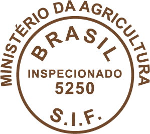 Selo do Serviço de Inspeção Federal — Ministério da Agricultura, Brasil, Inspecionado 5250 S.I.F.