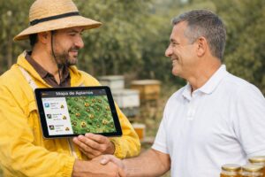 Mapa de Apiários O Apicultor mais próximo por geolocalização