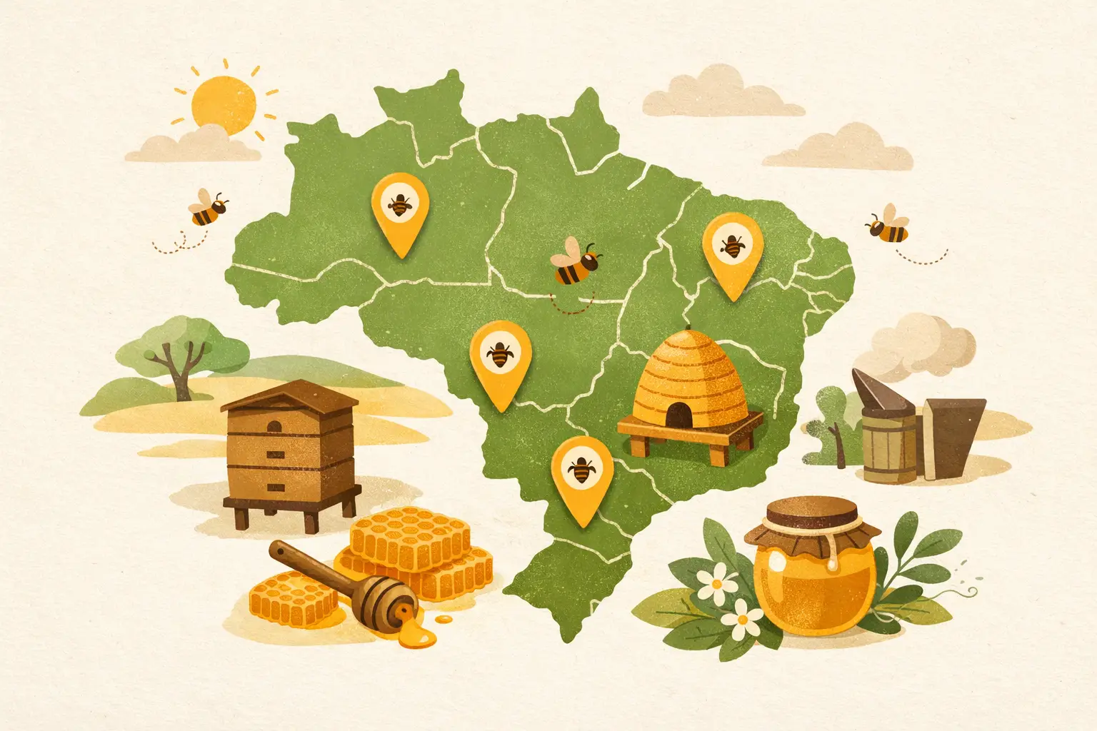 Mapa de Apiários Brasil: como usar bem
