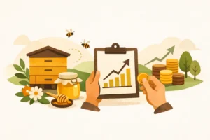 Como vender produção de mel com margem