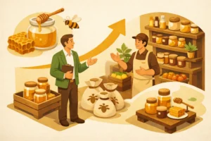 Como vender mel para empórios com margem