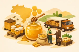Quem compra mel em quantidade no Brasil?