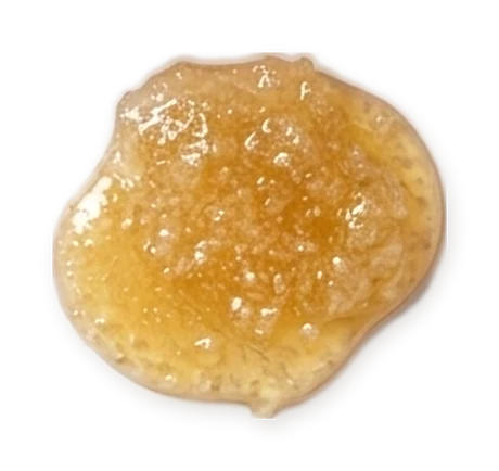 Gota de mel puro cristalizado
